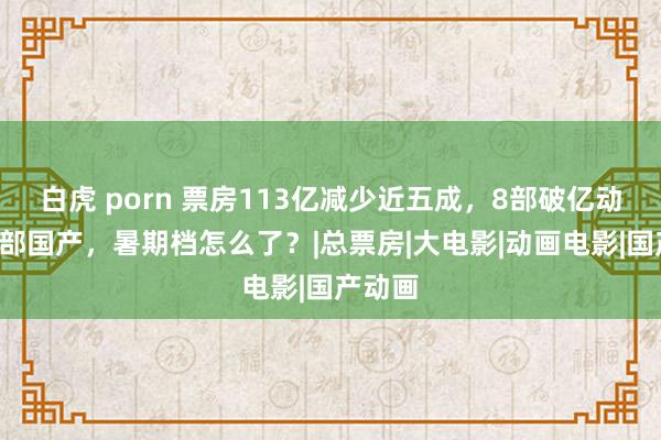 白虎 porn 票房113亿减少近五成，8部破亿动画仅1部国产，暑期档怎么了？|总票房|大电影|动画电影|国产动画