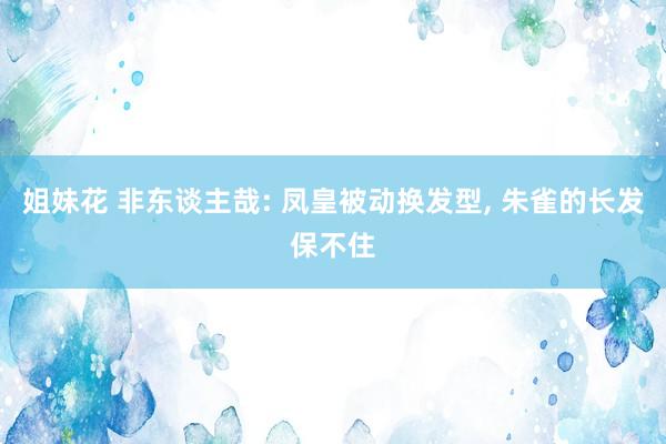 姐妹花 非东谈主哉: 凤皇被动换发型， 朱雀的长发保不住